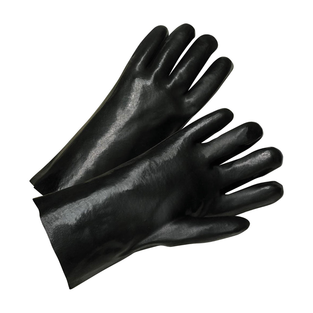 PIP J1027 12" Length PVC Dipped with Jersey Liner and Smooth Finish Safety Glove(One Dozen)