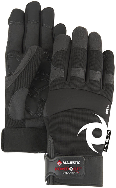 Majestic A1P37B Alycore ARS Palm Black Gloves (One Dozen) Majestic A1P37B Alycore ARS Palm Black Gloves (One Dozen)