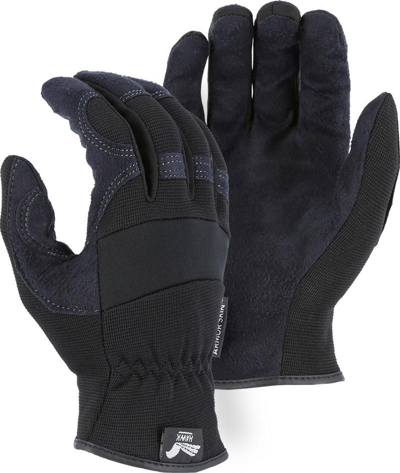 Majestic Armorskin Synthetic Leather Mechanics Gloves 2136BK