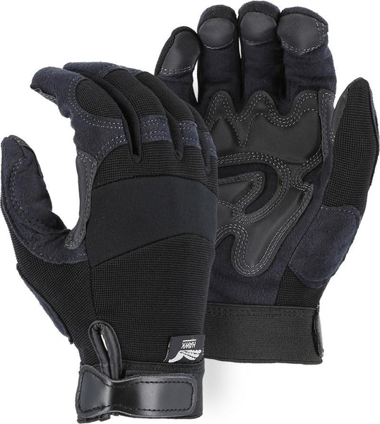 Majestic Armorskin Synthetic Leather Mechanics Gloves 2139BK