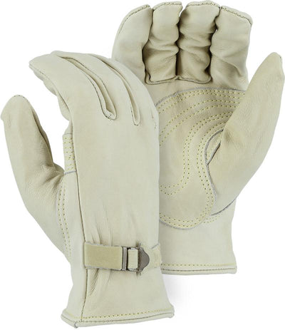 Majestic Grain Cowhide Drivers Gloves A Grade 1510W