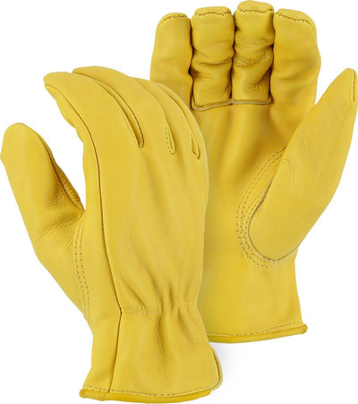 Majestic Grain Cowhide Drivers Gloves A Grade 1510G (one dozen)