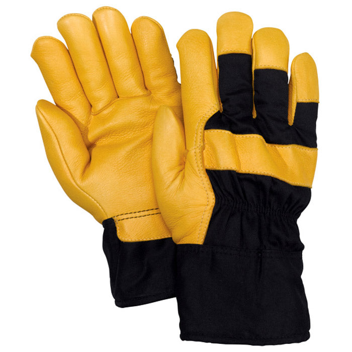 Red Steer 56360 Grain Pigskin Lined Leather Palms Gloves (One Dozen)