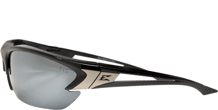 a pair of silver mirror glasses from Edge brand