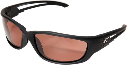 a pair of stylish copper safety glasses from Edge Eyewear brand