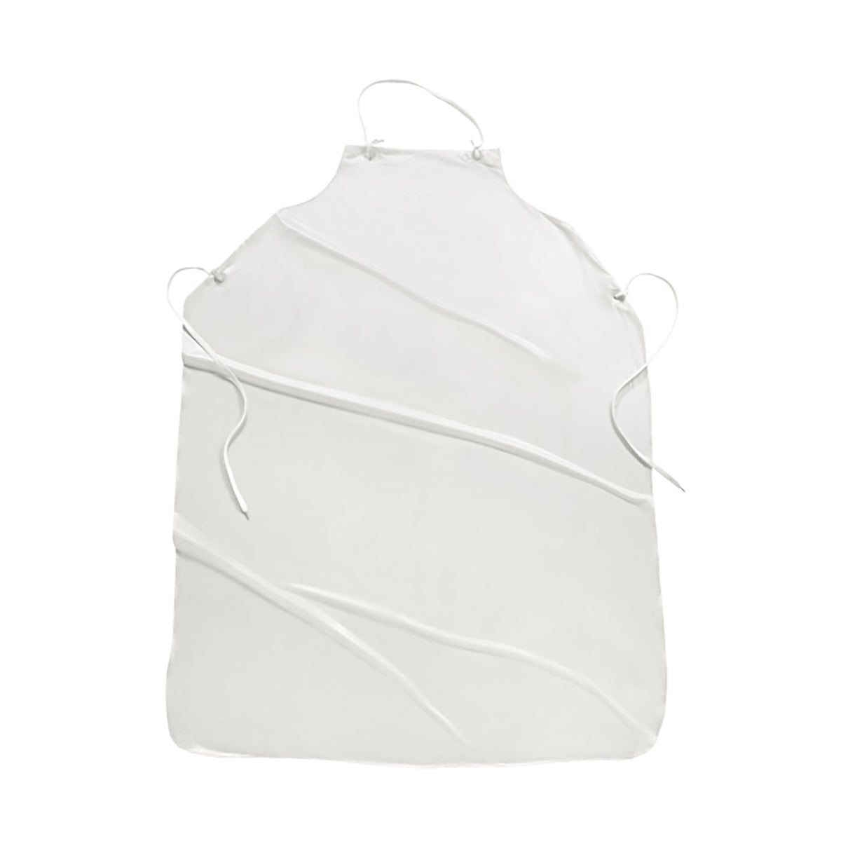 West Chester UUW 6 mil 35" x 45 White Vinyl Excellent Resistance Apron (One Dozen)