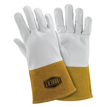 West Chester 6141 Ironcat Premium Top Grain Kidskin Leather Tig Glove with Kevlar Stitching- Split Leather Gauntlet Cuff (1 Pair)