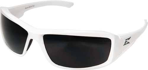 Edge Eyewear Brazeau XB146  White Frame Smoke Lens  Glasses