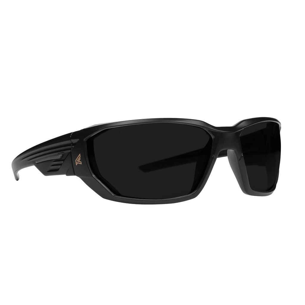 Edge Eyewear Dawson TXD416 Matte Black Frame/Polarized Smoke Lens Safety Glasses