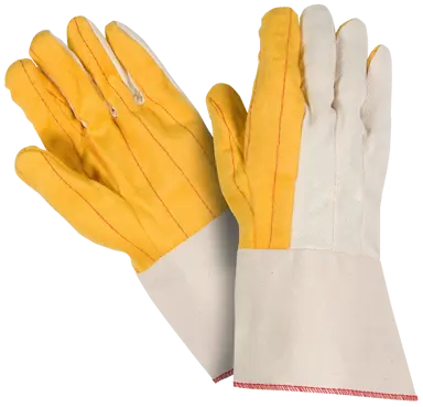 Southern U18GL Premium Grade Golden Brown Palm 100% Cotton Double Palm Glove (One Dozen)