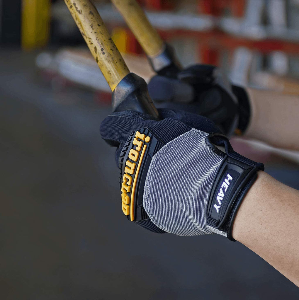Ironclad HUG Heavy Utility Reinforced Duraclad Palm Breathable Hybrid Safety Cuff (One Dozen)