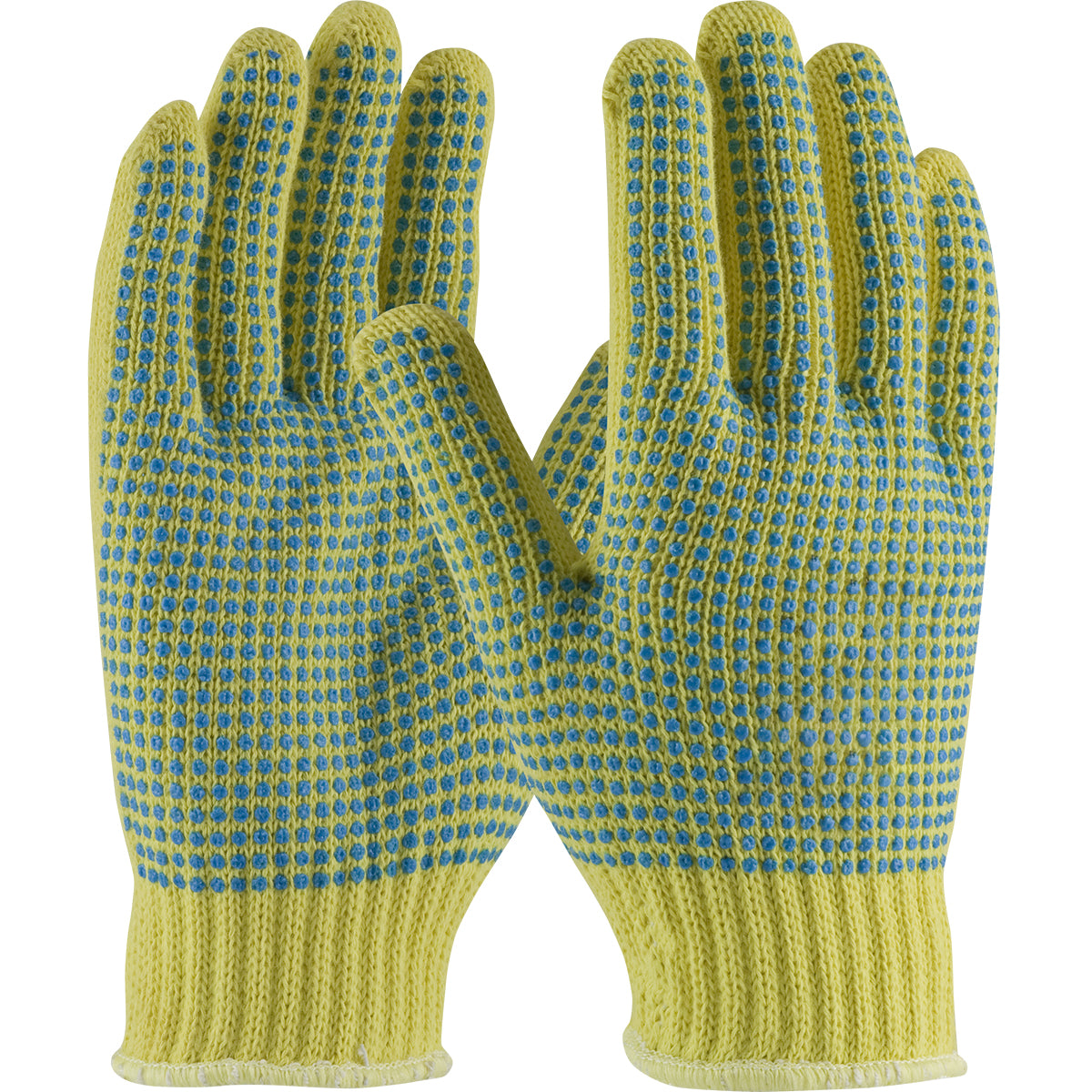 Kut Gard 08-K350PDD Seamless Knit DuPont™ Kevlar® Glove with Double-Sided PVC Dot Grip - Heavy Weigh