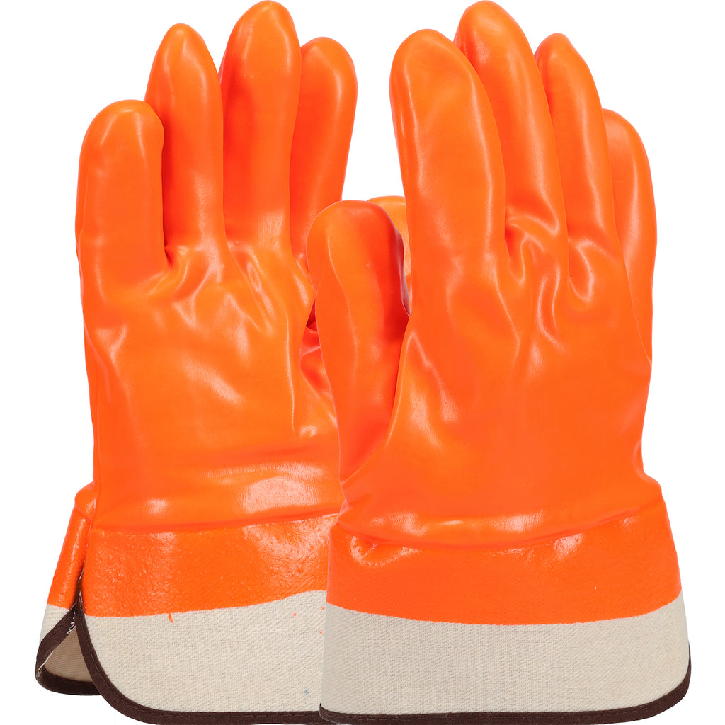 West Chester 1017OR PVC Dipped Glove with Jersey Liner and Smooth Finish Insulated and Waterproof, Large (One Dozen)