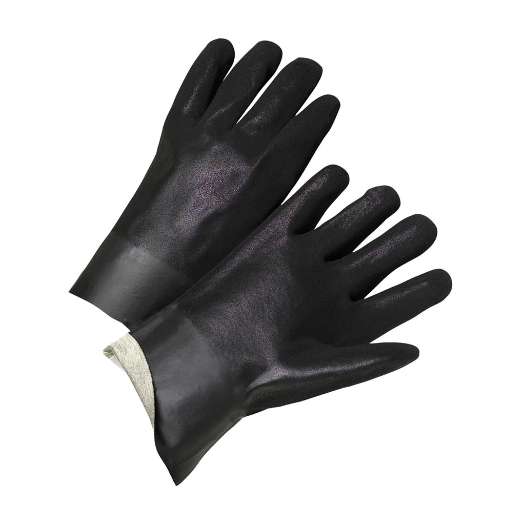 West Chester 1047RF 14" Length PVC Dipped with Interlock Liner and Rough Sandy Finish Gloves (One Dozen)