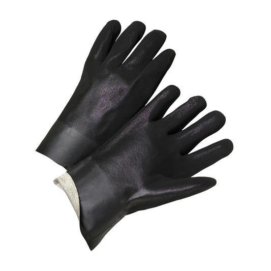 West Chester 1027RF 12" Length PVC Dipped with Interlock Liner and Rough Sandy Finish Gloves (One Dozen)