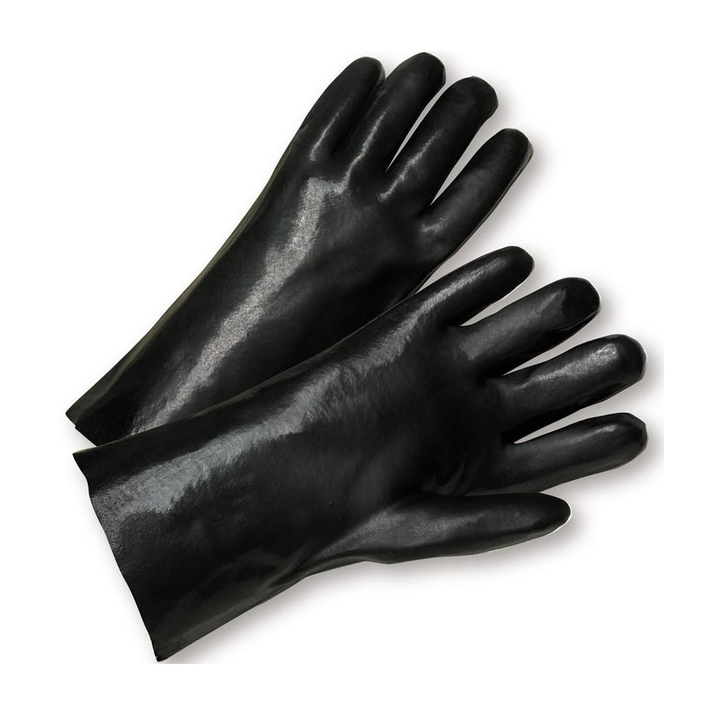 West Chester 1027 12" Length PVC Dipped Glove with Interlock Liner and Smooth Finish Gloves (One Dozen)