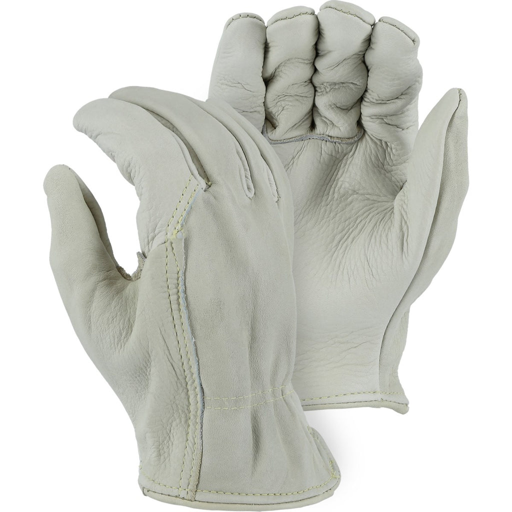Majestic 1510W A Grade Cowhide Kevlar Drivers Glove, Wing Thumb (One Dozen)