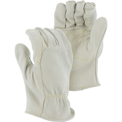 Majestic 1515DP Cowhide Drivers Gloves with Double Palm (One Dozen)