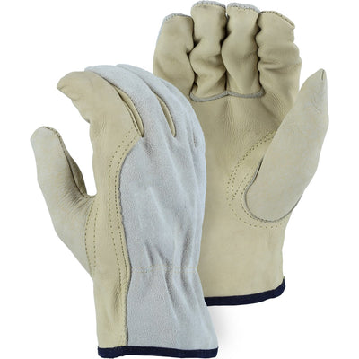 Majestic 1532B Combination Cowhide Drivers Glove (One Dozen)