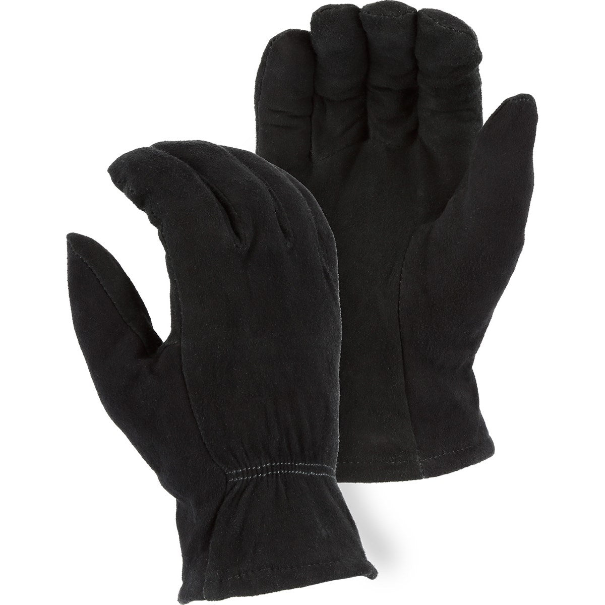 Majestic 1548BLK Thinsulate Winter Lined Deerskin Split Leather Drivers Glove (One Dozen)