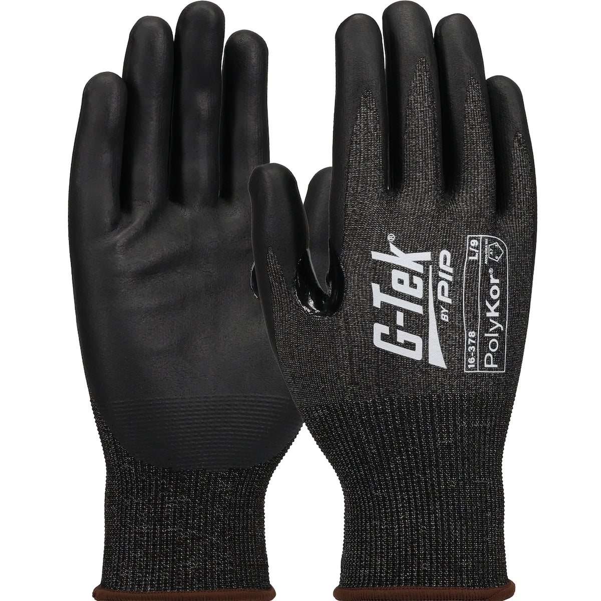 G-Tek PolyKor 16-378 Touchscreen Compatible Seamless Knit Nitrile Coated Foam Safety Glove (One Dozen)