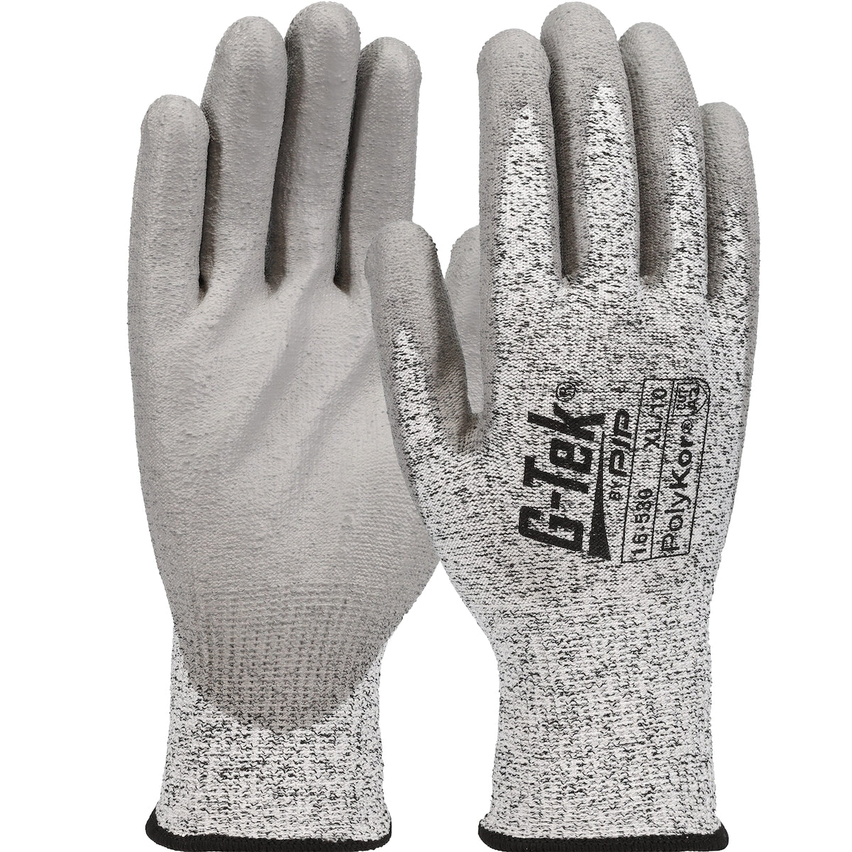 PIP 16-530 G-Tek PolyKor Knit PolyKor Polyurethane Coated Safety Glove(One Dozen)