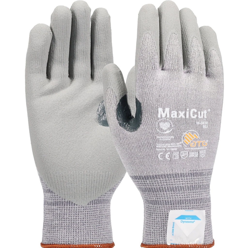 PIP 19-D470 MaxiCut Knit Dyneema Nitrile Coated Safety Glove(One Dozen)