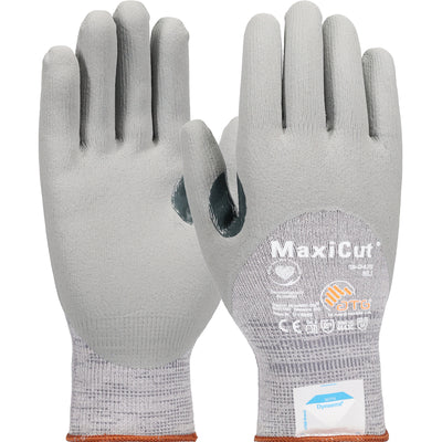 ATG 19-D475 Seamless Knit A4 Dyneema® / Engineered Yarns Glove with Nitrile Coated Foam Grip on Palm