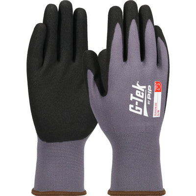 PIP 1UH7830 Boss Premium Seamless Knit Nylon Glove with Nitrile Coated MicroSurface Grip on Palm and Fingers (One Dozen)
