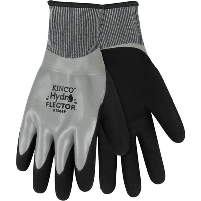 Kinco 1886P HydroFlector™ Waterproof Lined Thermal Knit Shell & Double-Coated Nitrile