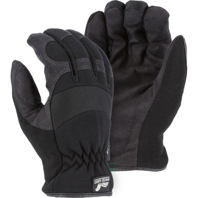 Majestic 2136BKH Winter Lined Armor Skin Mechanics Glove with Heatlok Lining (One Dozen)