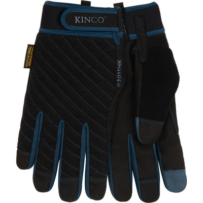 Kinco 2011HK KincoPro™ Lined Black Synthetic Leather Palm with Pull-Strap