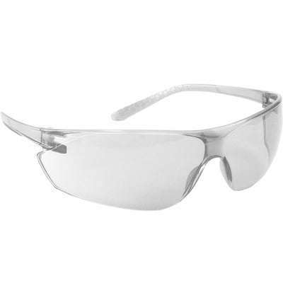 Zenon Ultra-Lyte 250-14-0000 Rimless Safety Glasses with Clear Temples, Clear Lens and Anti-Scratch Coating (One Dozen)