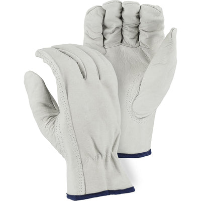 Majestic 2510B Industrial Grade Cowhide, Keystone Thumb, Drivers Glove (One Dozen)