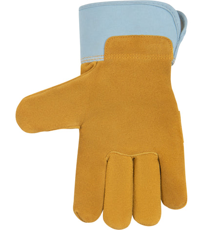 Kinco 1412WB Kids' Suede Pigskin Palm with Safety Cuff (3 Pair) - alternate view 2