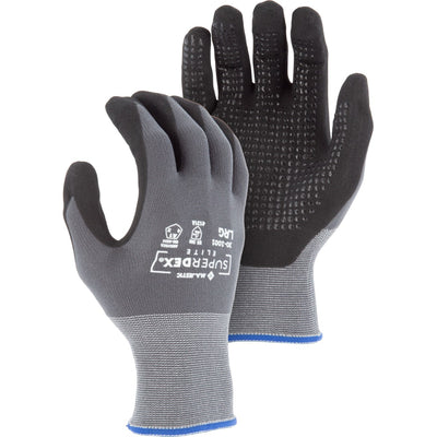 Majestic 30-1001 SuperDex Palm Dip Glove with Premium Foam Nitrile (One Dozen)