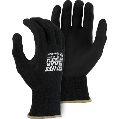 Majestic 31-1365 Cut-Less Kevlar Glove with Micro Foam Nitrile Palm, 18g, ANSI A4 (One Dozen)