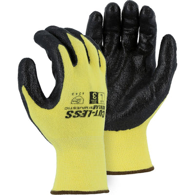 Majestic 3227 Cut-Less Kevlar Glove with Foam Nitrile Palm, 13g, ANSI A2 (One Dozen)