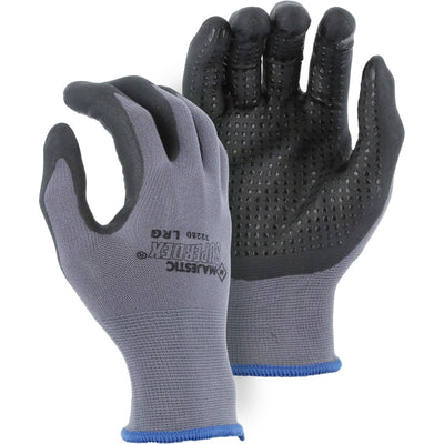 Majestic 3228D SuperDex Micro Foam Nitrile Palm Coated Glove on Nylon Shell (One Dozen)