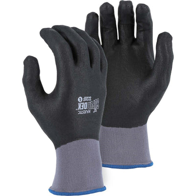 Majestic 3228F SuperDex Micro Foam Nitrile Palm Coated Glove on Nylon Shell — SuperDex Full Dip Micro (One Dozen)