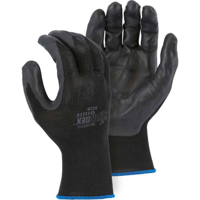 Majestic 3229 SuperDex Heavyweight Foam Nitrile Palm Coated Glove on Nylon Liner (One Dozen)