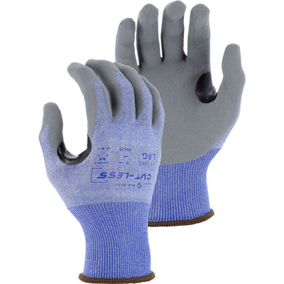 Majestic 33-1465 Cut-Less Korplex Glove with Foam Nitrile Palm, 18g, ANSI A4 (One Dozen)