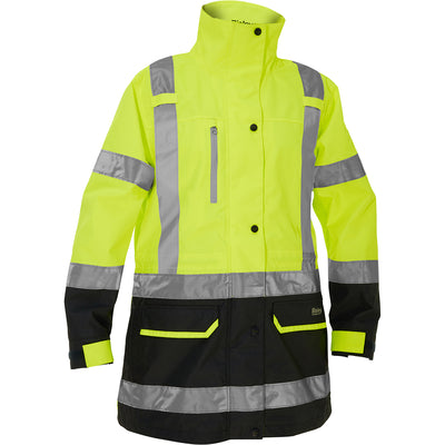 Bisley 333W6375H ANSI Type R Class 3 Women's 5-in-1 Jacket with Class 2 Zip-Out Inner Jacket