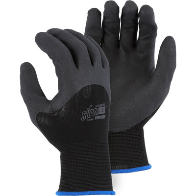 Majestic 3369 Lightweight SuperDex Hydropellent Palm Dipped Glove on 13-Gauge Knit Liner (One Dozen)