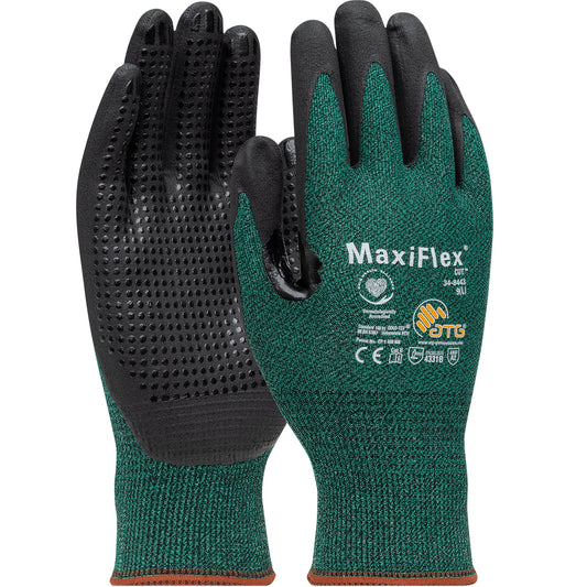 PIP 34-8443 MaxiFlex Cut Knit Engineered Yarn Premium Nitrile Coated Safety Glove(One Dozen)