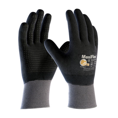 Seamless Knit Nylon With Nitrile Coated Micro-Foam Grip Gloves PIP 34-846 (One Dozen)