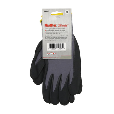 ATG 34-874T Seamless Knit Nylon/Elastane Glove with Nitrile Coated MicroFoam Grip on Palm & Fingers 