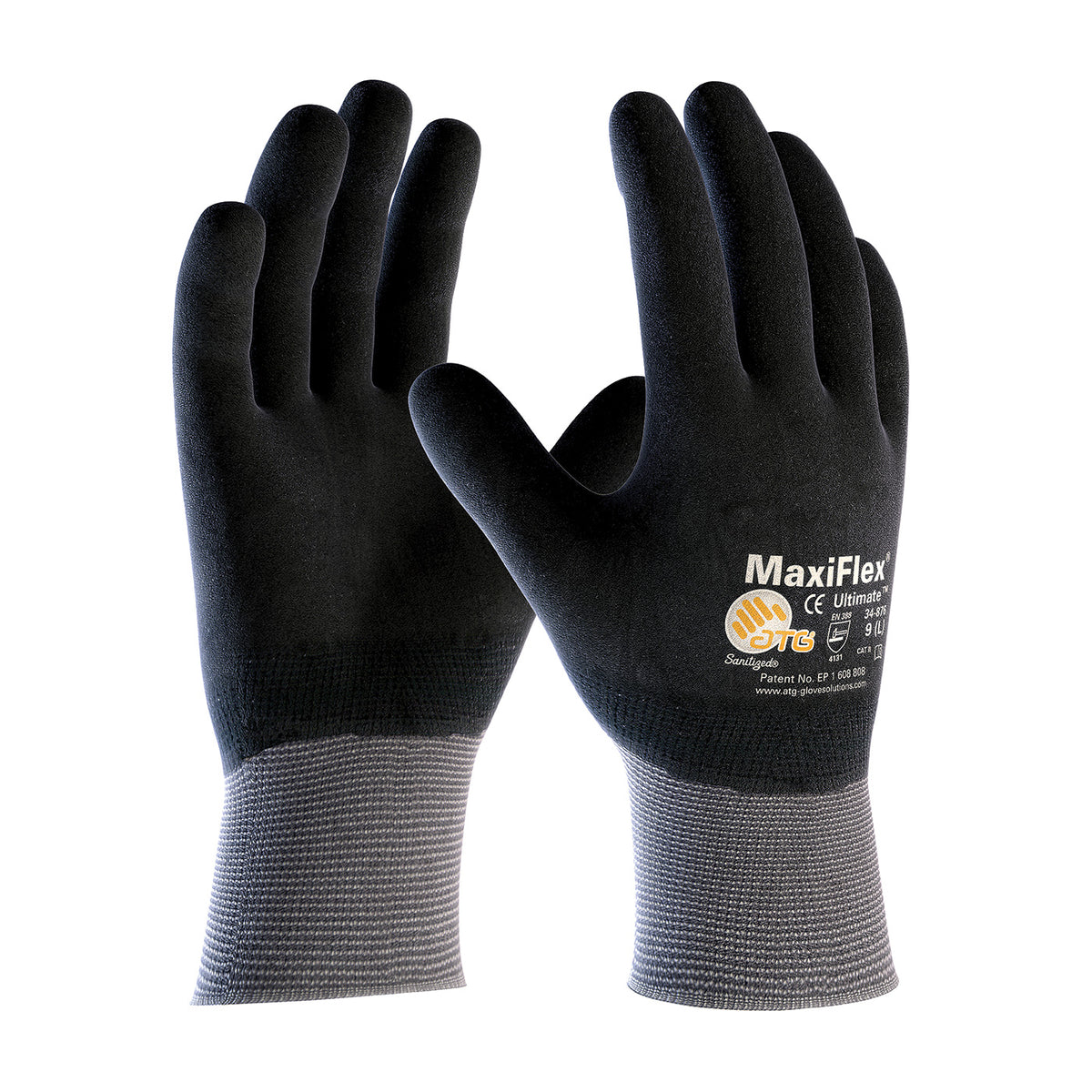 PIP 34-876 MaxiFlex Ultimate Knit Nylon/Lycra Nitrile Coated Safety Glove(One Dozen)