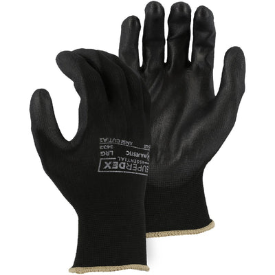Majestic 3432 Polyurethane Palm Coated Glove on 13-Gauge Seamless Knit Nylon Liner (One Dozen)