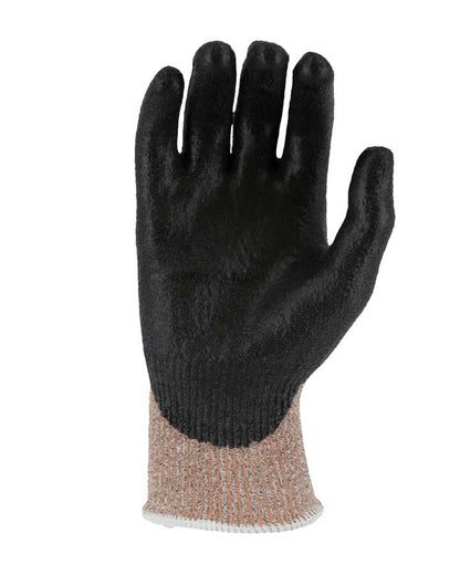 Majestic 3437 Cut-Less Dyneema Glove with Polyurethane Palm, 13g, ANSI A3 — Coating Safety Glove (One Dozen) - back view